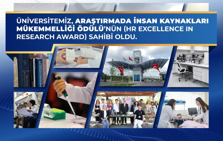 Araştırmada İnsan Kaynakları Mükemmelliği Ödülü, özellikle Avrupa Birliği araştırma fonlarına başvurularda Üniversitemizde yürütülen araştırmaların kalitesi ve etkisinin kabul edildiğini göstermiştir.